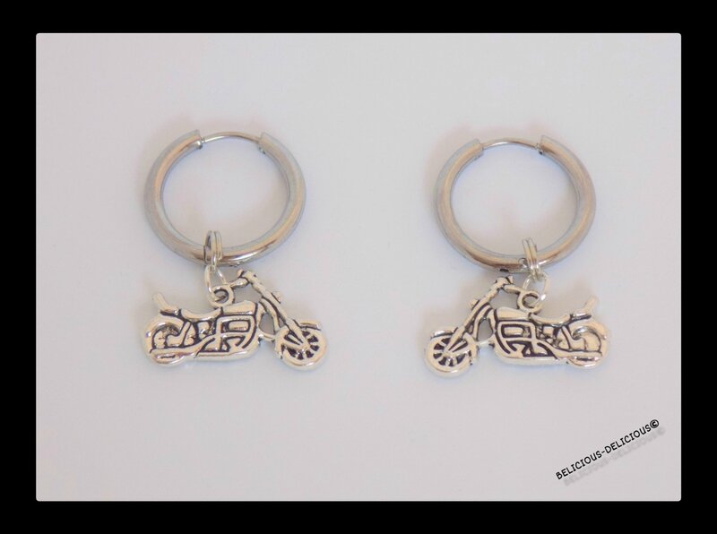 earrings mens moto