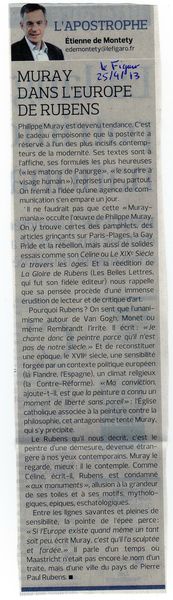 Muray dans l'Europe de Rubens 25 avril 2013 Le Figaro