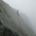 aiguille vert arete des grands montets