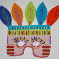 masque en papier ...